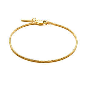 Pulseira Masculina Baron Banhada a Ouro